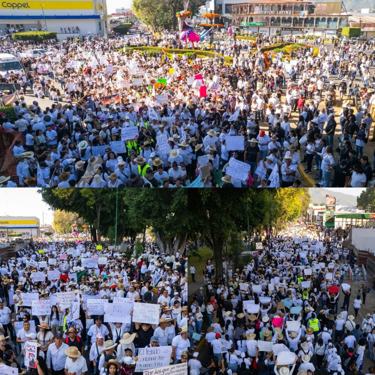 ¡Histórica marcha en Uruapan!

Se cuentan mas de 60 mil personas en la manifestación para exigir justicia por el asesinato de Carlos Manzo.