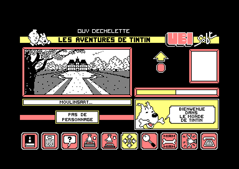 RetroBeardGame1's tweet photo. Dans ce monde, il existe un jeu Tintin Ubi Soft sur Amstrad CPC créé par le développeur du jeu M'ENFIN qui n'est jamais sorti. 40 ans plus tard, ce jeu a été sauvegardé par la BnF. Avec l'aide de son créateur, je vous raconte son histoire très prochainement 😀 https://t.co/DPsZCtJ8ZC
