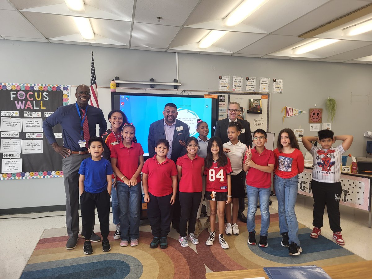 As Chairman of the <a href="/ELCHillsborough/">Early Learning Coalition of Hillsborough County</a> and a former scholarship recipient from the <a href="/Hillsedufnd/">Hillsborough Education Foundation</a> our President <a href="/pateltimes/">pateltimes</a> participated in @Ceosinschools in Schools program for the 7th consecutive year. He was paired with Principal Otis Kitchen of Twin Lakes Elementary School!