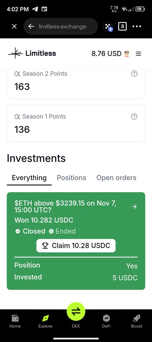 macjoshuart's tweet image. just a little win today courtesy of @trylimitless