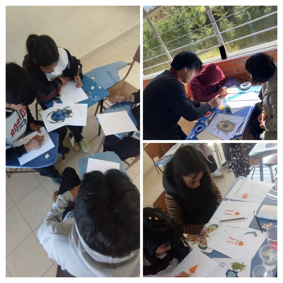 TBC_05's tweet photo. Jornada por La Paz y contra las adiciones . Taller de pintura 🎨🖌️
#ElFentaniloTeMata #JornadaPorLaPazYContraLasAdicciones 
@SEP_mx @Edomex_TBC https://t.co/4TUchbk8mx