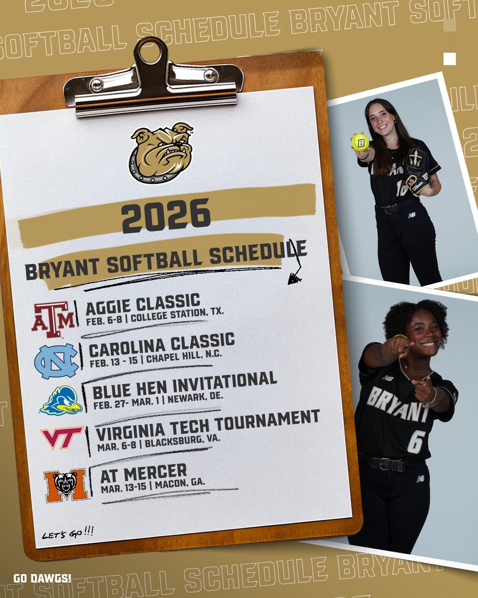 Bryant Softball tweet media