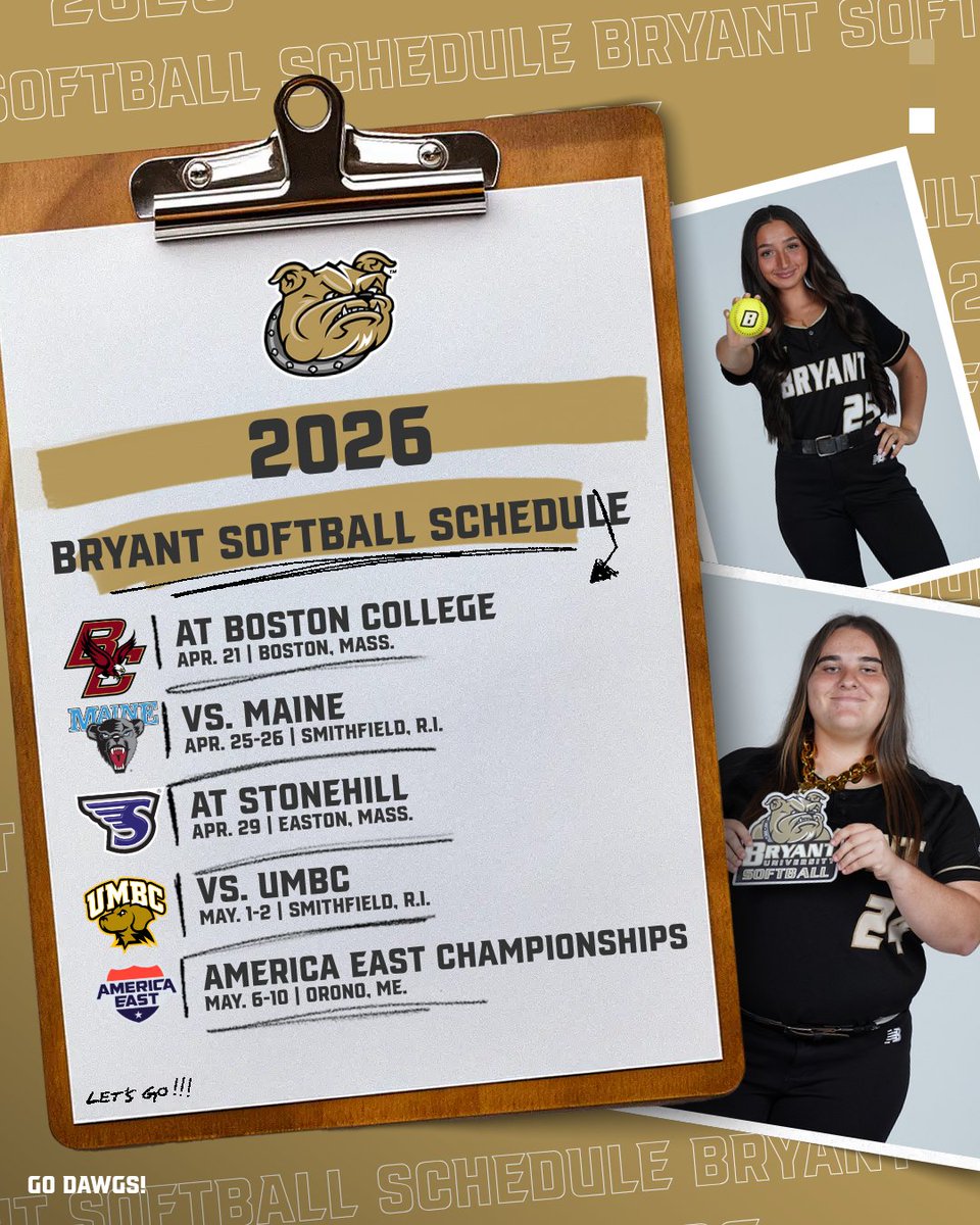 Bryant Softball tweet media