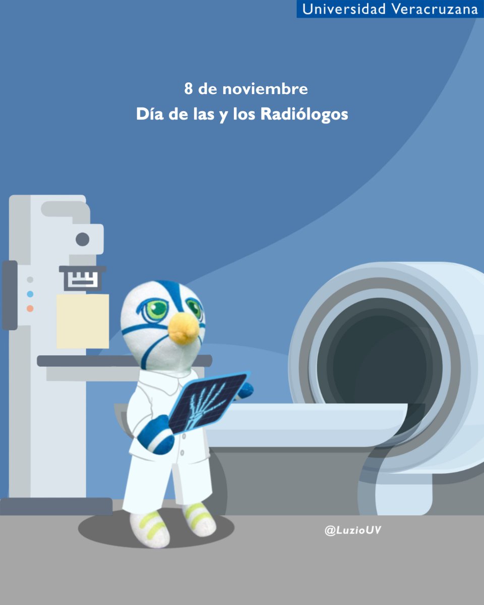 Gracias por revelar lo invisible y darle claridad a la salud. ¡Feliz día a las y los radiólogos, expertos en ver más allá de lo evidente! 💙