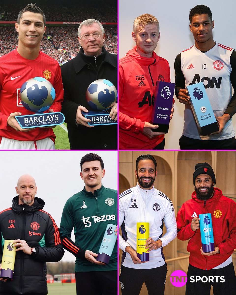 Manchester United 🤝 Premier League Manager and Player of the Month doubles 🏆