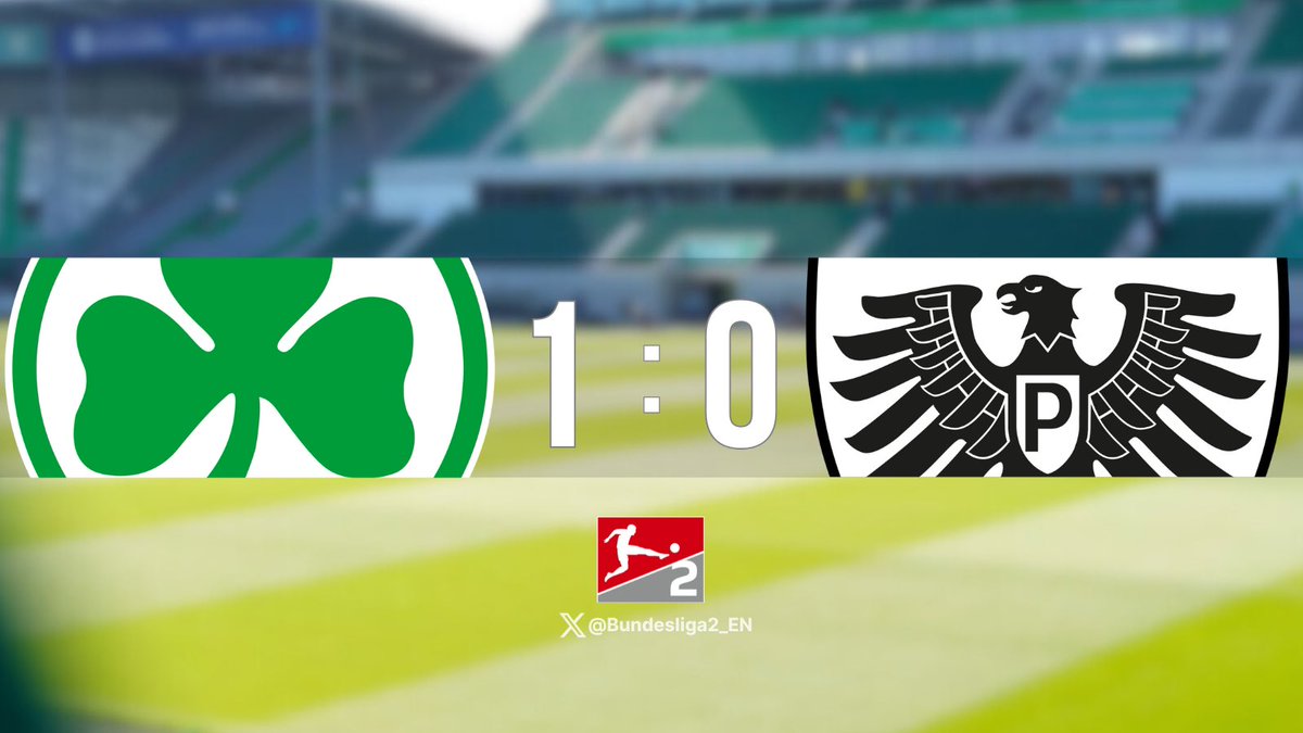 Bundesliga2_EN's tweet photo. 🔴 MATCHDAY 12
SpVgg Greuther Fürth 🆚 Preußen Münster
Jannik Dehm (#SGF) ⚽️
___
⏱️ 90' | 1:0 | #SGFPRM
#Bundesliga2 https://t.co/mD96929BsB