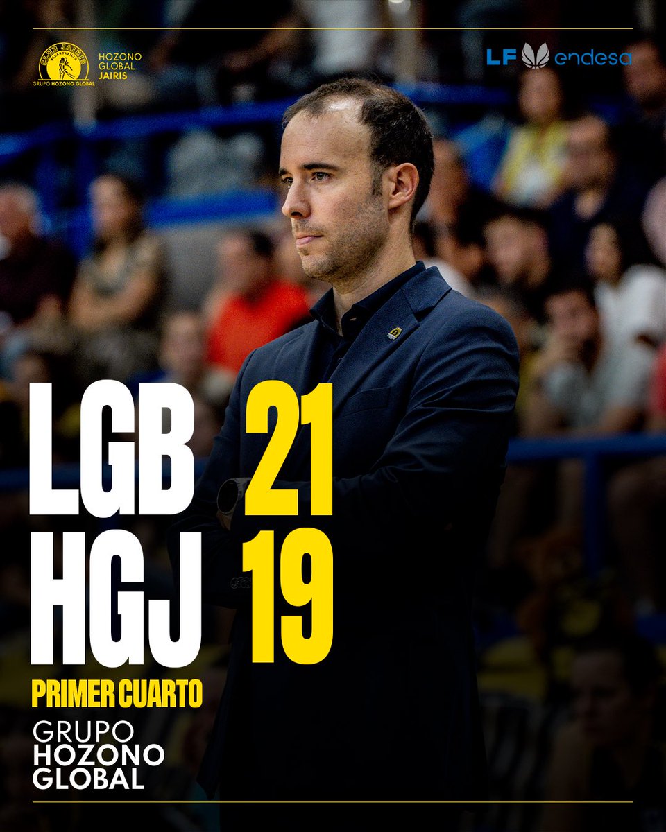 🔚 ¡Final del primer cuarto!

🔴 Lointek Gernika 21
🟡 Hozono Global Jairis 19

#LGBvsHGJ | #LFEndesa