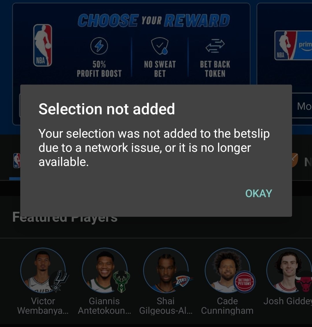 UpThaBlock's tweet photo. @Autopilot388 @CodyBrownBets For whatever reason it won't load up https://t.co/Z5TypCoMEP