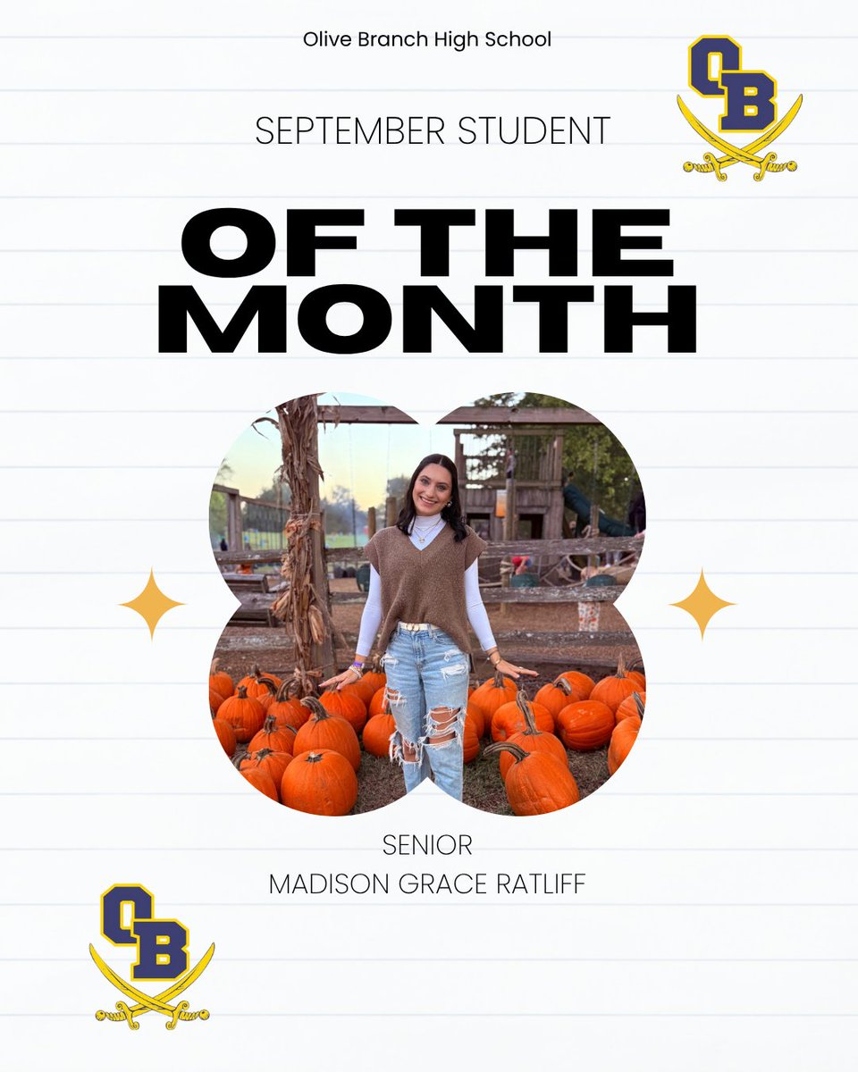 OBHSQuistors's tweet image. September Student of the  Month
Congratulations #OBPride