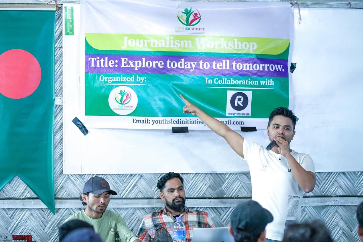 maadu_vai's tweet photo. First day of Journalism workshop organised by Youth Led Initiative -YLI  collaborated with Rohingyatographer 
This is the first batch. The second batch will be started after the first batch.  Insha Allah.

Ro Yassin Abdumonab 
Sahat Zia Hero 
 Ahtaram Shin 

#YLI https://t.co/m4tnC1mRa0