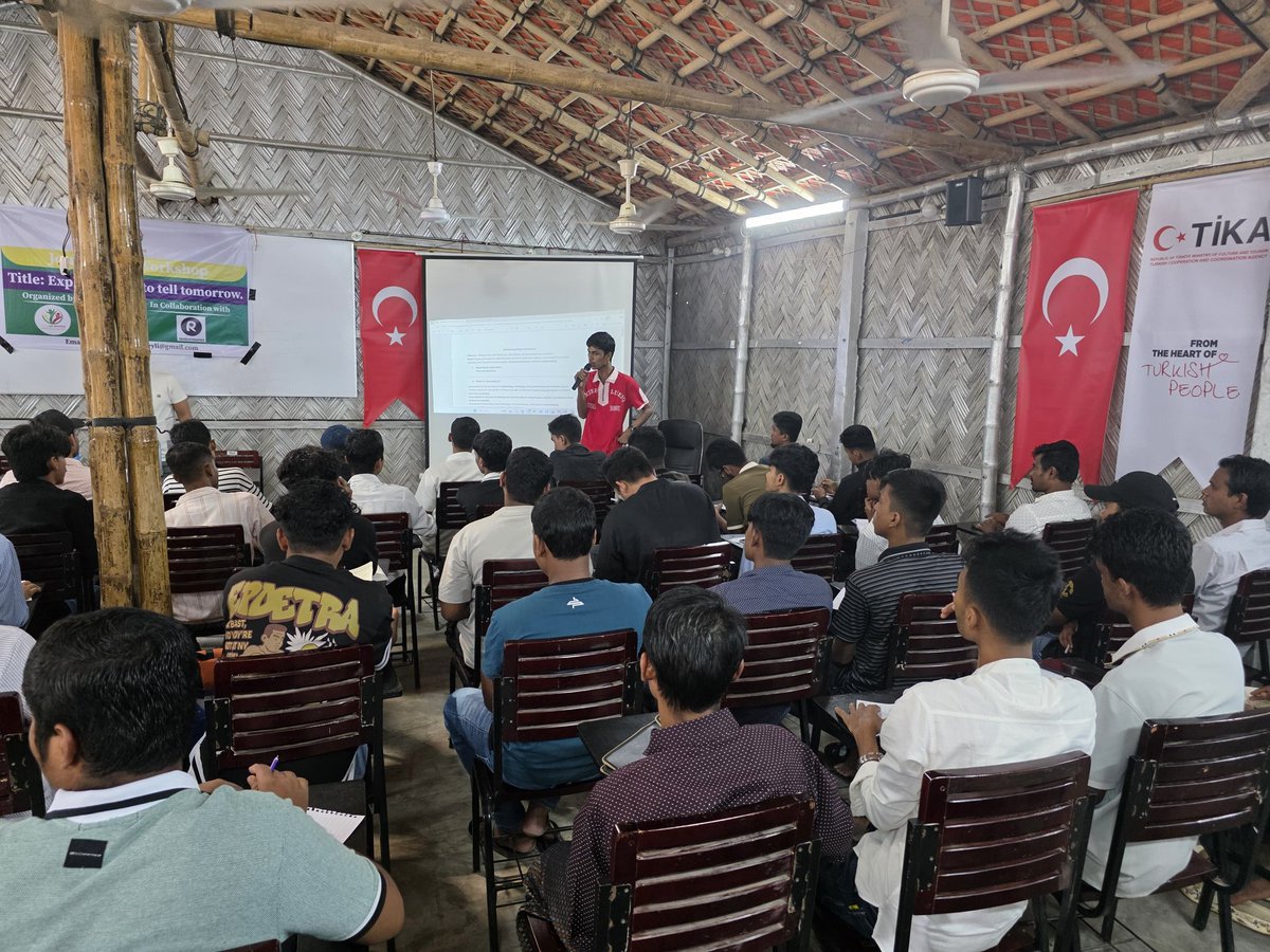 maadu_vai's tweet photo. First day of Journalism workshop organised by Youth Led Initiative -YLI  collaborated with Rohingyatographer 
This is the first batch. The second batch will be started after the first batch.  Insha Allah.

Ro Yassin Abdumonab 
Sahat Zia Hero 
 Ahtaram Shin 

#YLI https://t.co/m4tnC1mRa0