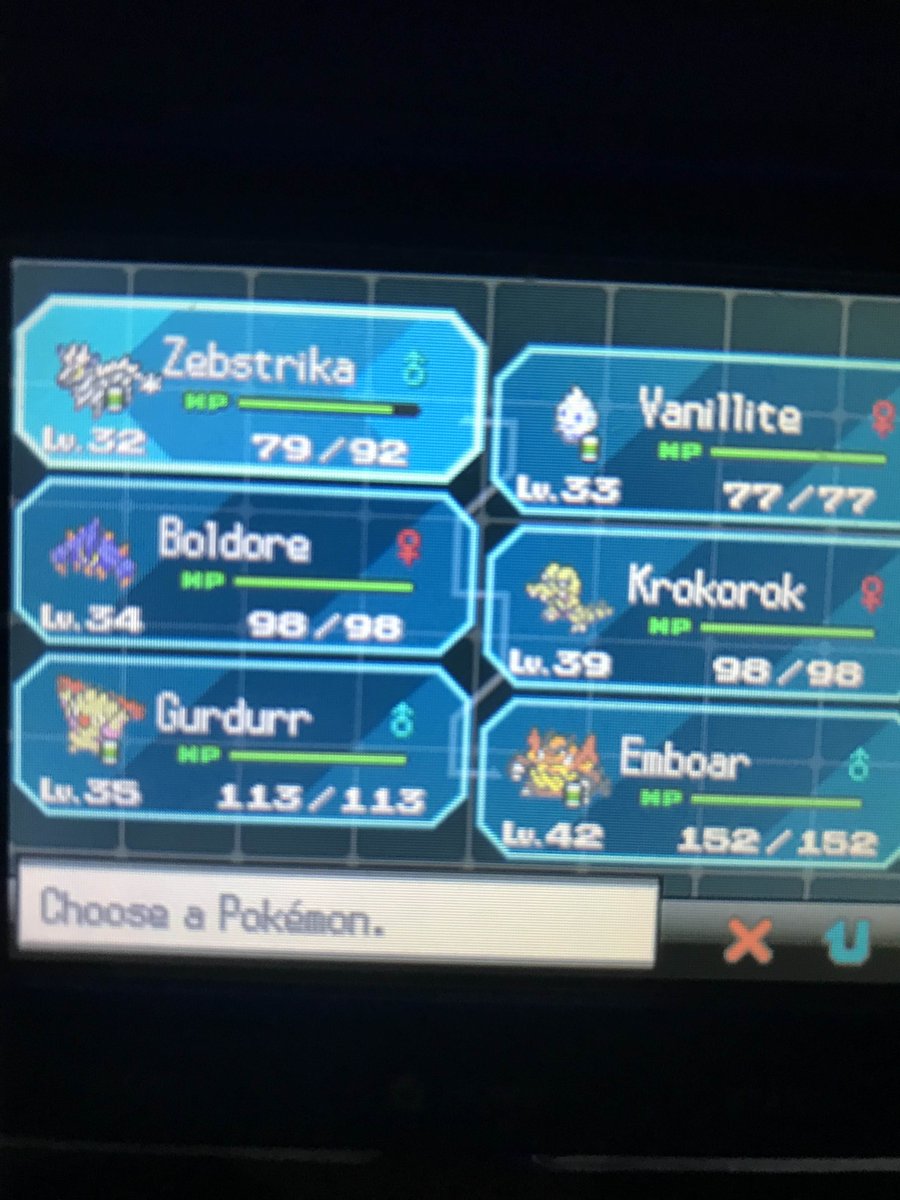 I have started playing my old Pokémon White save file again, and I was so bad at team building