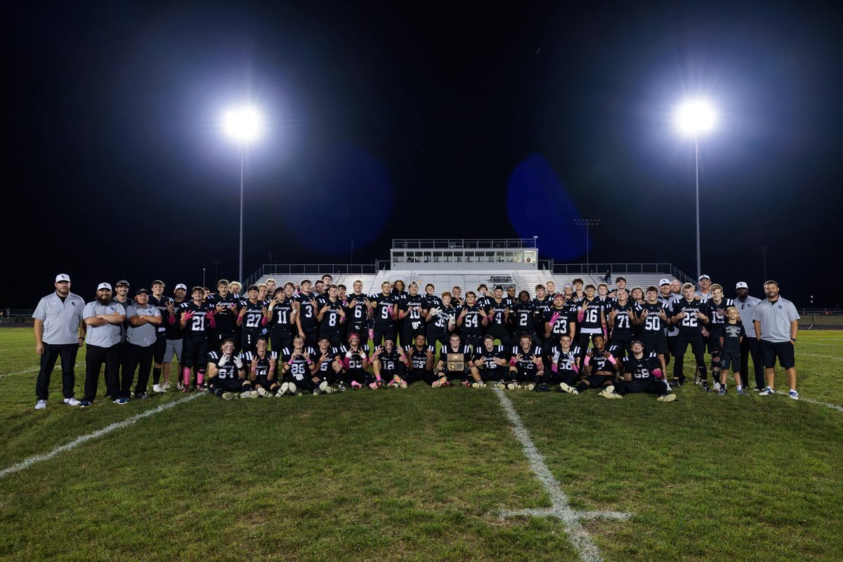 RockCreekFootb1's tweet photo. IT’S GAME DAY!! Playoff version, round 2! The Mustangs host Hesston in the regional final of the 3A State Playoffs! Kickoff is an hour earlier tonight at 6 pm! Come out and cheer on a GREAT group of kids that have earned another home playoff game! https://t.co/2tV3IJBz79