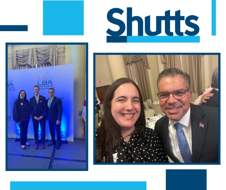 #Shutts partner Victoria Méndez attended the LBA Monthly Lunch at the Biltmore Hotel in Coral Gables, FL. The event featured State Rep. Omar Blanco and new LBA President Ralph Cabrera, bringing together leaders from across South Florida’s #construction and #development community.