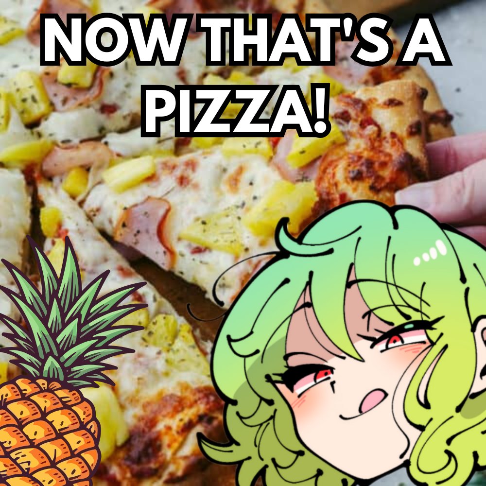 REYCALL1's tweet image. PINEAPPLE ON PIZZA? YES OR NO?