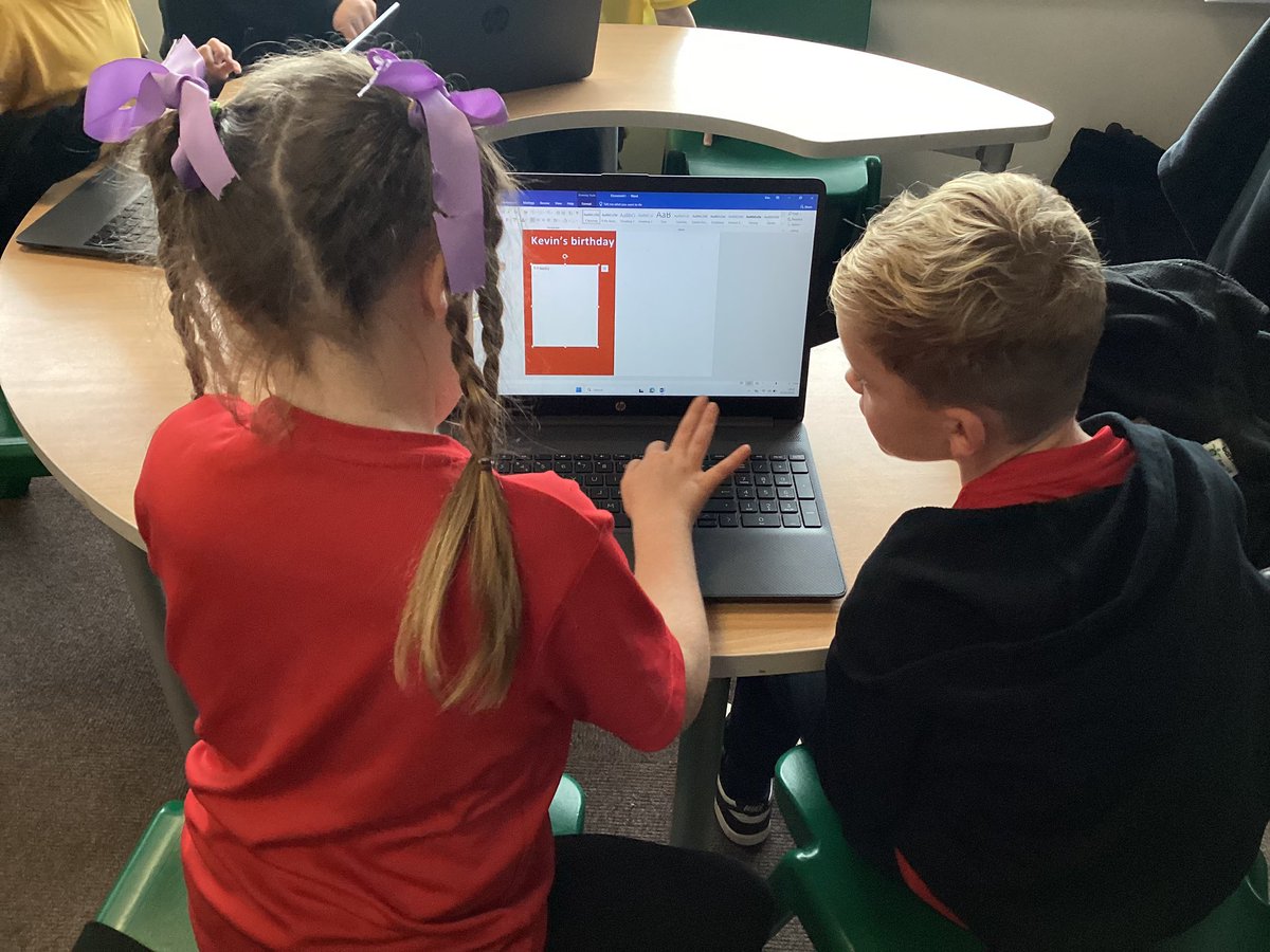 ElmTreeGSP's tweet image. Today in computing we looked at how to edit text on word! We created a party invite and focused on changing the font, colour and size of our text! 👩🏼‍💻
#greatsankeycomputing