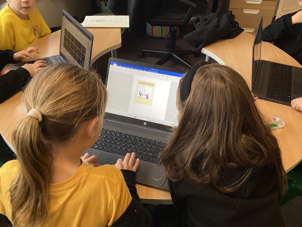 ElmTreeGSP's tweet image. Today in computing we looked at how to edit text on word! We created a party invite and focused on changing the font, colour and size of our text! 👩🏼‍💻
#greatsankeycomputing