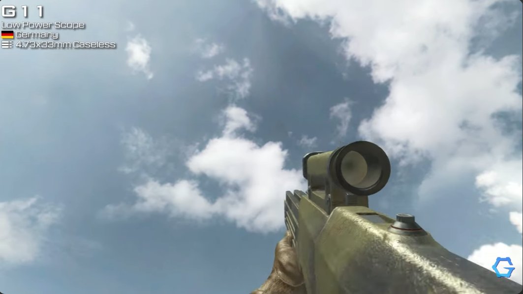 GForceGordon's tweet image. The X9 Maverick from BO7 fires the same rounds as the H&amp;amp;K G11, both being represented as burst-fire guns. We still don;t know how the X9 Maverick reloads.