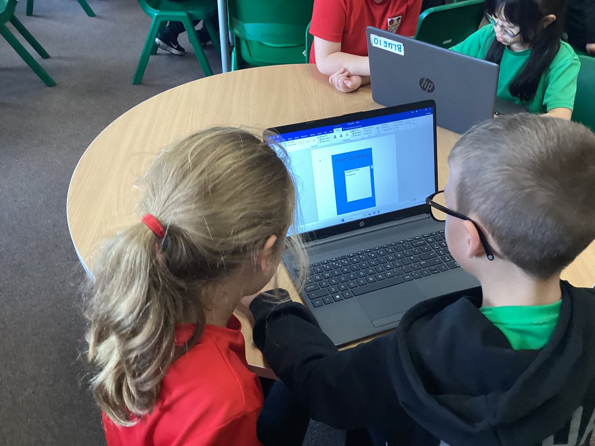 ElmTreeGSP's tweet image. Today in computing we looked at how to edit text on word! We created a party invite and focused on changing the font, colour and size of our text! 👩🏼‍💻
#greatsankeycomputing