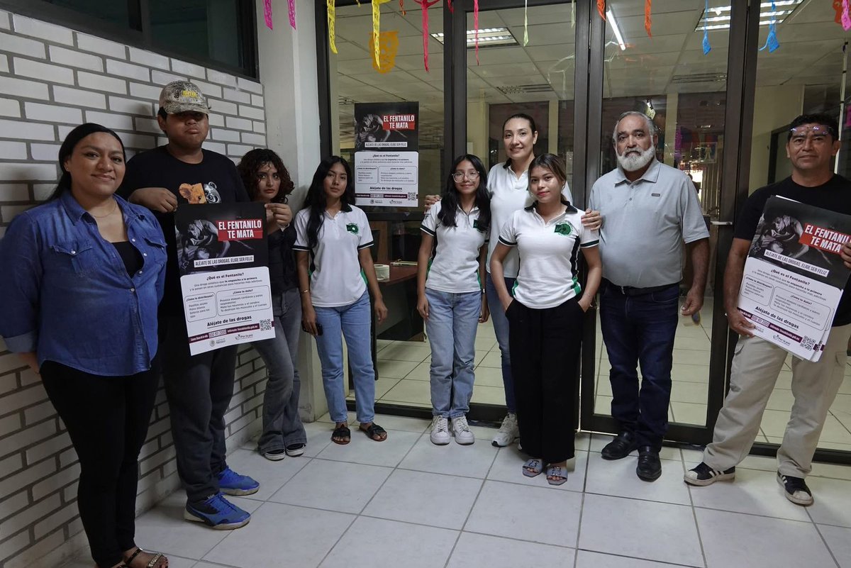 💀🚫#ElFentalinoTeMata | La Universidad Tecnológica de la Costa Grande se une al esfuerzo nacional por una sociedad más segura y saludable, participando en la jornada por la paz y contra las adicciones.