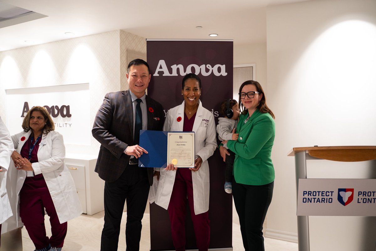 StanChoMPP's tweet image. Our government is investing $250M in the Ontario Fertility Program to help more Ontarians achieve their dreams of parenthood.💙

Congrats to @AnovaFertility for receiving funding to help families grow right here in #Willowdale!

#ProtectOntario