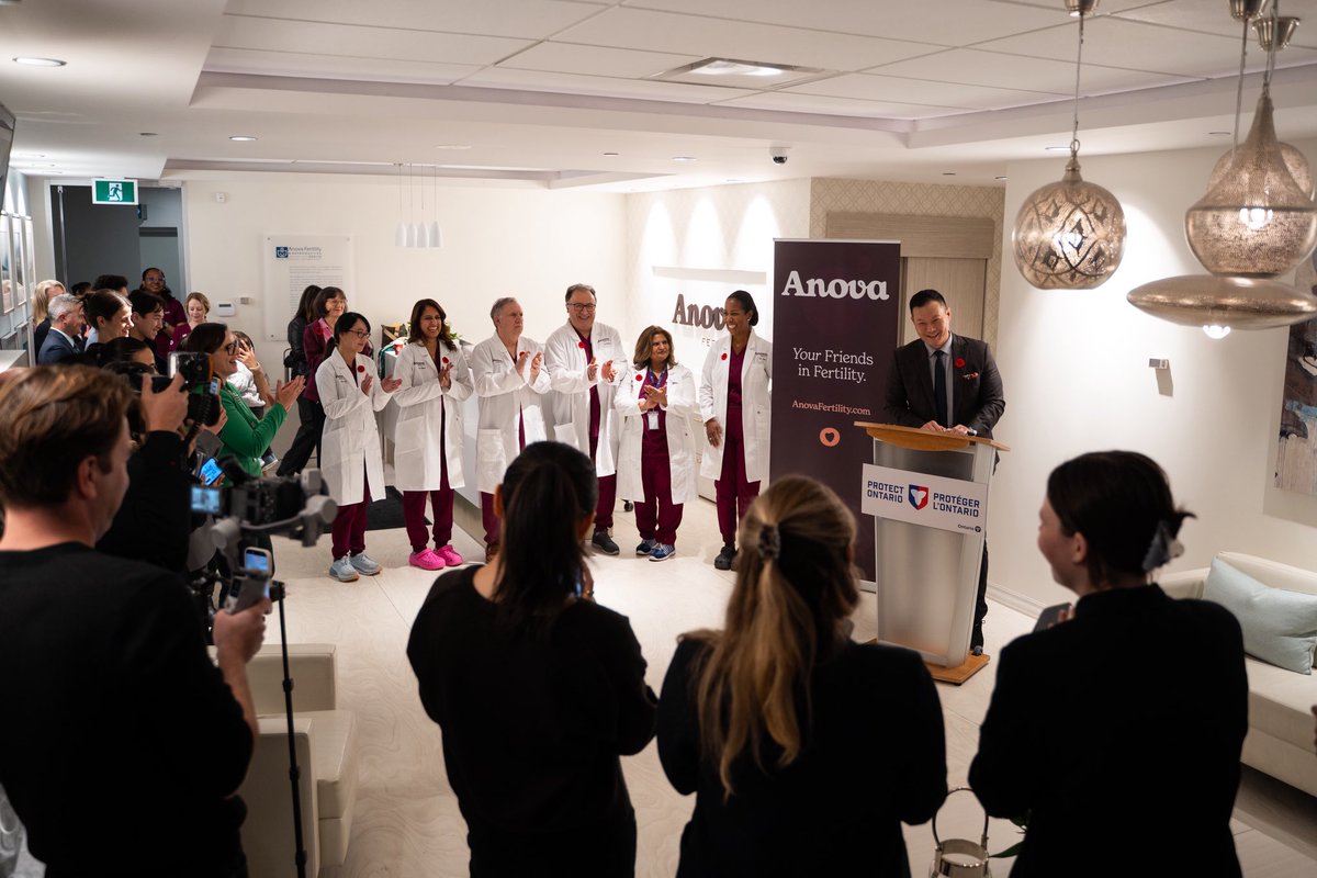 StanChoMPP's tweet image. Our government is investing $250M in the Ontario Fertility Program to help more Ontarians achieve their dreams of parenthood.💙

Congrats to @AnovaFertility for receiving funding to help families grow right here in #Willowdale!

#ProtectOntario