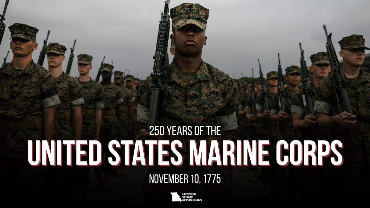 Today we're celebrating 250 years of the United States Marine Corps! We are grateful for the courage and commitment of those who have chosen to serve in the Marine Corps over the last two and a half centuries. 

Semper Fidelis! 🇺🇸 #moleg #mosen
