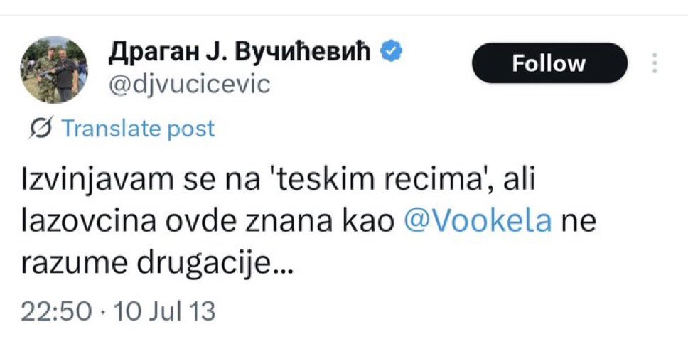 celava_ti_mama's tweet photo. Koliko god puta me Slinokopač s Informera pomenuo i huškao maloumnike koji gledaju tu septičku jamu u Peke Dapčevića - to neće promeniti činjenicu da mu platu daje čovek koji mu je javno pisao da mu je jebao ženu. https://t.co/X9Nj4tP0vX