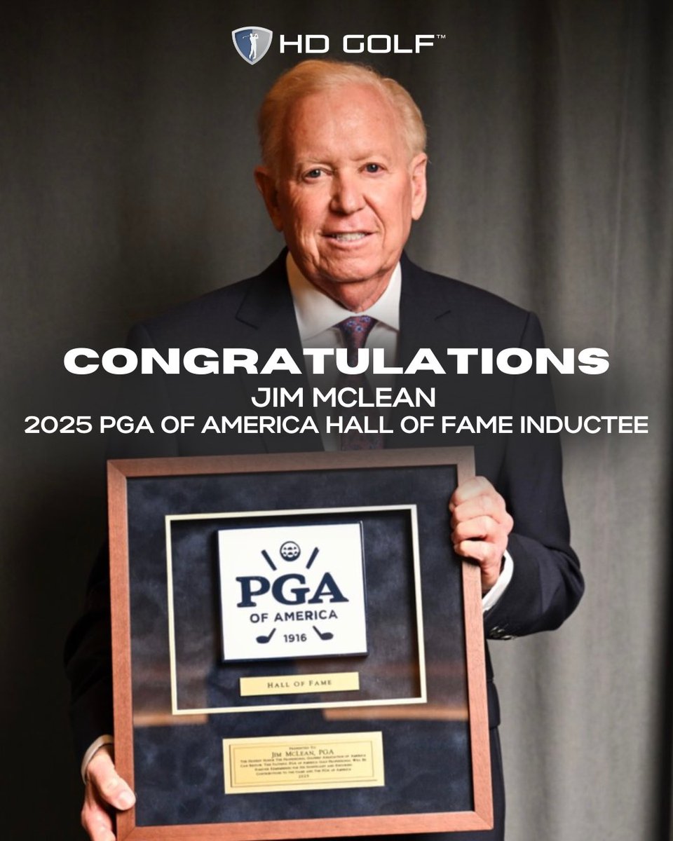 Congratulations to Jim McLean on being inducted into the PGA of America Hall of Fame!

#hdgolf #hdproathlete #hdsportsuite #golf #golfer #sports #indoorgolf #golfsimulator #homesimulator #officesimulator #golfsim #golfsimulators #sportsimulator #fyp #jimmclean