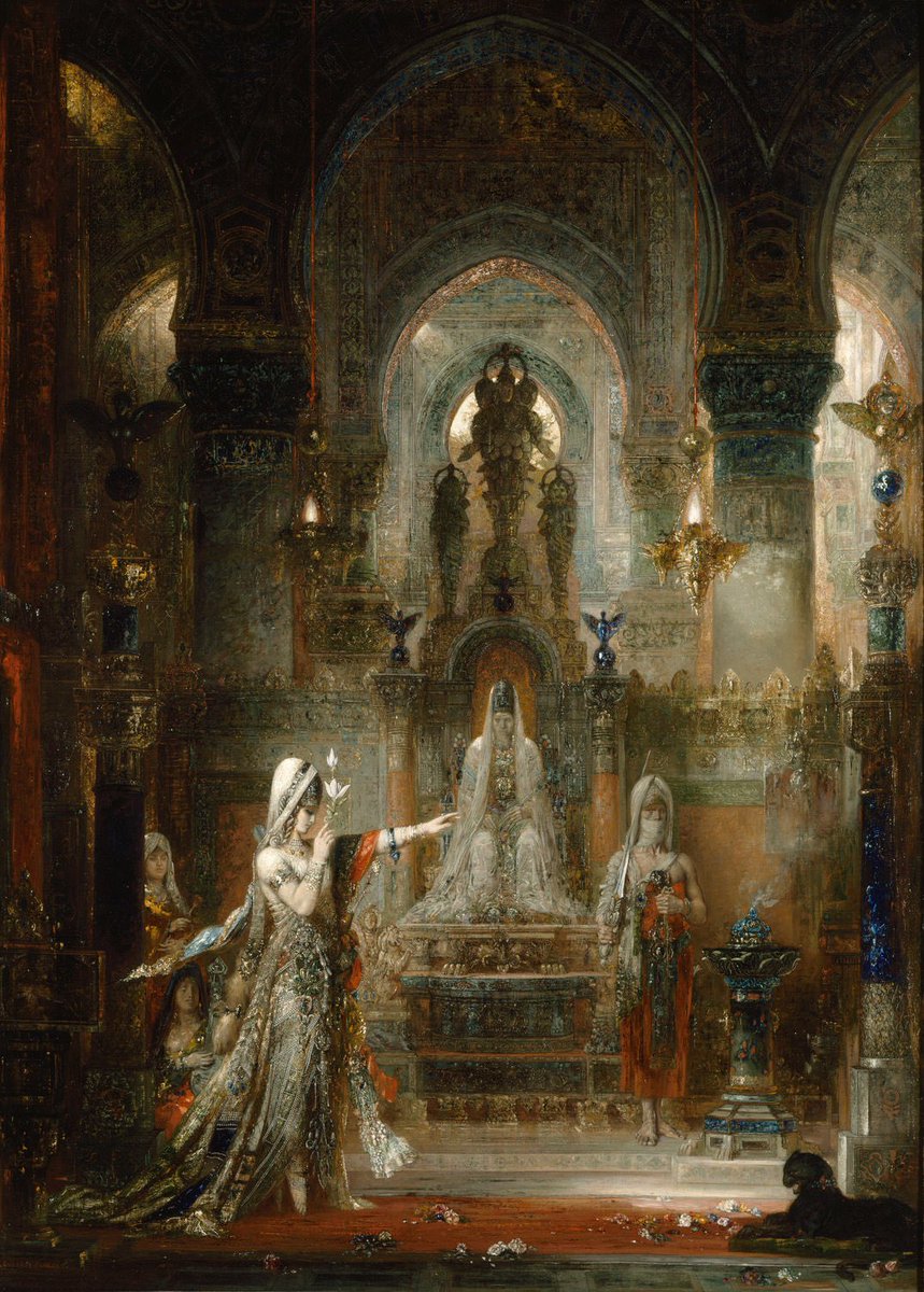 echoesofthearts's tweet photo. Salome Dancing before Herod by Gustave Moreau, 1876 https://t.co/Aqg2sDahUU