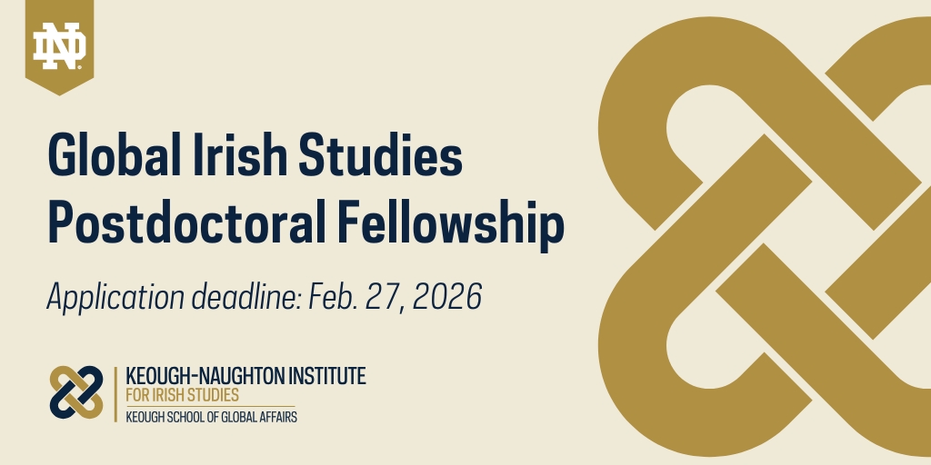 Keough-Naughton Institute for Irish Studies tweet media