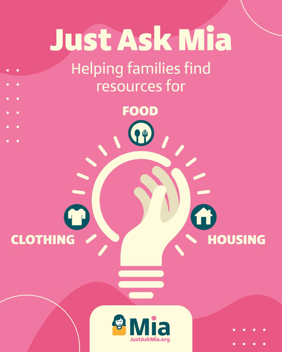 Ever wonder what Just Ask Mia is all about?
Mia is your friendly, local guide to resources and services across Arizona, from food and housing to clothing and cell phone assistance.

Follow the guided prompts to fine what you are looking for!