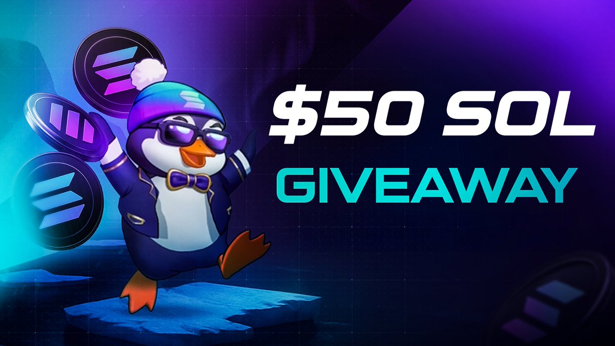 ❄️ $50 SOL GIVEAWAY ❄️

It’s snowing $SOL again! 🌨️

To enter:
- Follow <a href="/solpengucom/">Solpengu.com</a>
- 💜 &amp; 🔁
- Tag a friend + Comment your Solpengu username 👇

⏳ Winners announced in 72h.