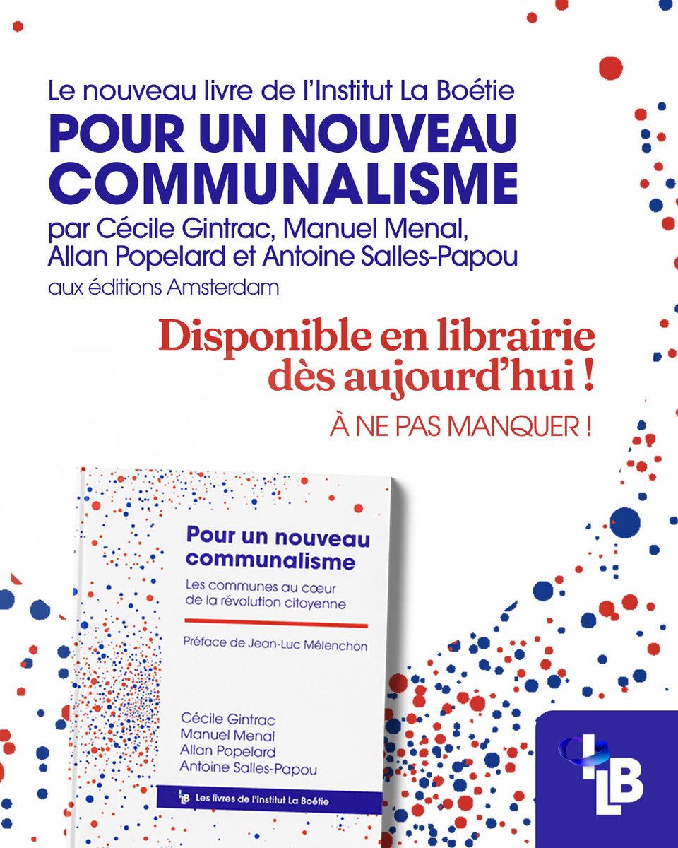 elodie_guerveno's tweet photo. Le nouvel ouvrage de @i_laboetie  « pour un nouveau communalisme” est disponible en librairie dès aujourd’hui. Penser la commune comme cœur de l’action citoyenne. À découvrir. #Livres #Communalisme #DébatPublic https://t.co/V2cJMhE9sC