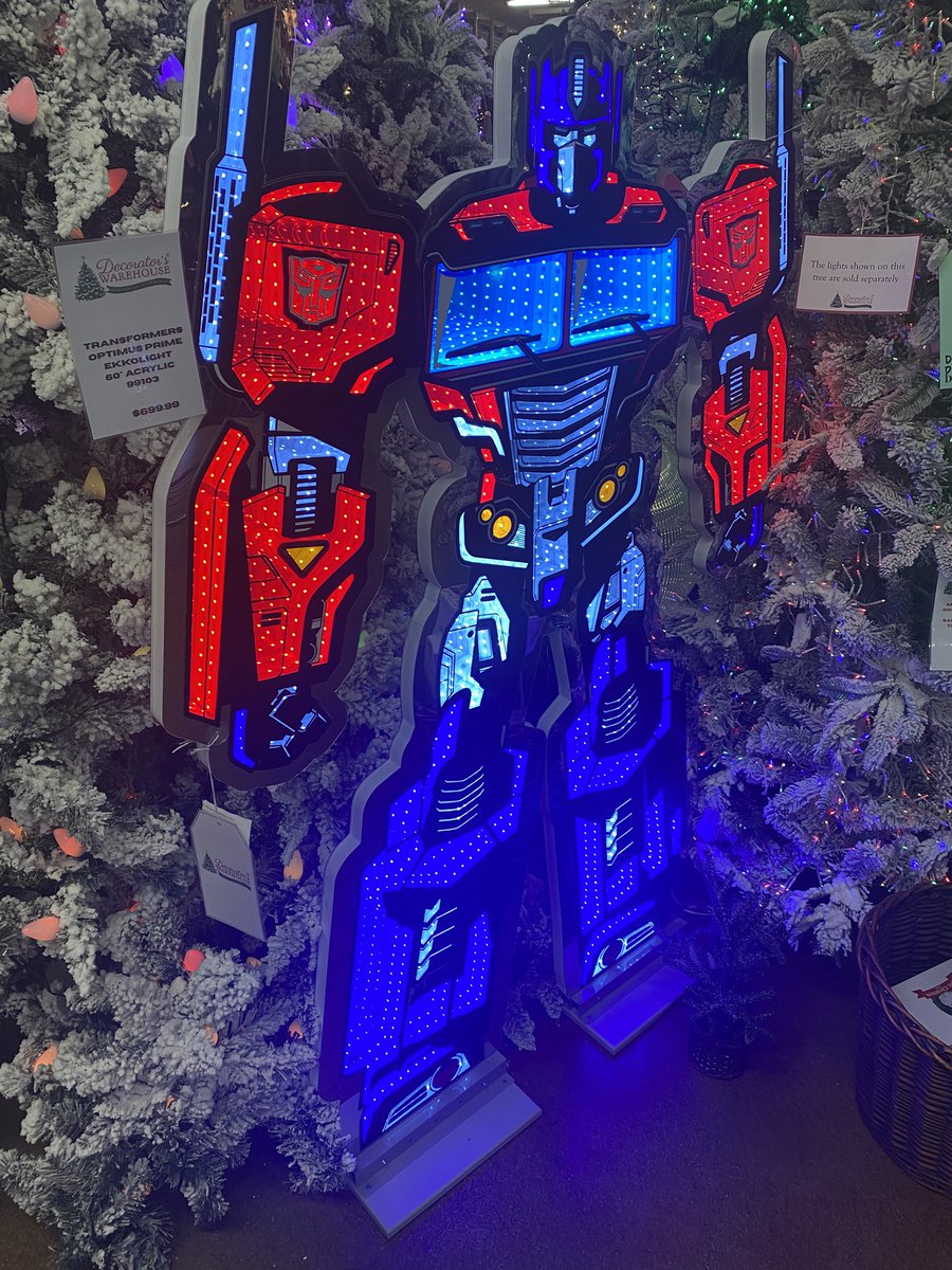Went Christmas shopping, WTF is Optimus Prime doing here?