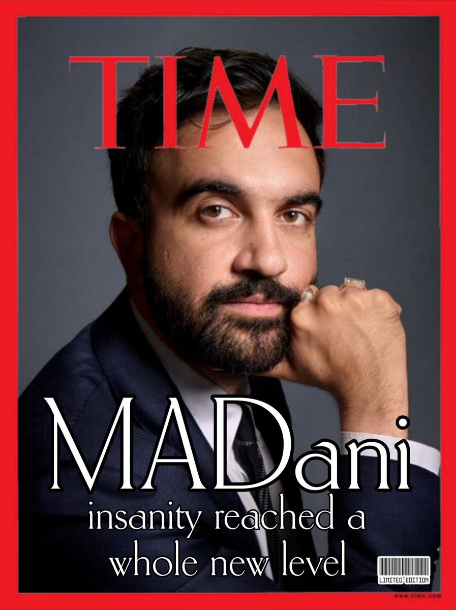 Zohran Mamdani
insanity reached a whole new level.
#Mamdani #NY #NYC #Zohran 
#Communism #Socialist