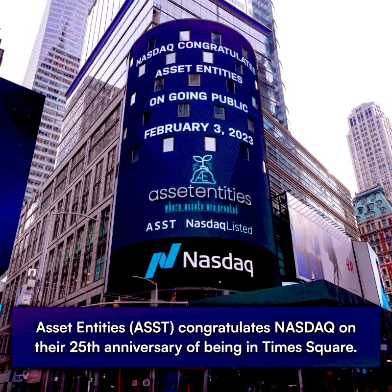 SiyaadaX's tweet image. شركة Asset Entities Inc (ASST) تعلن عن اندماج مع Strive Asset Management, LLC لتحولها إلى أول شركة عامة باستخراج وادارة بيتكوينات، بعد موافقة هيئة الأوراق المالية الأميركية على استمارة S-4. #ASST #Strive #Bitcoin #CryptoTreasury #St