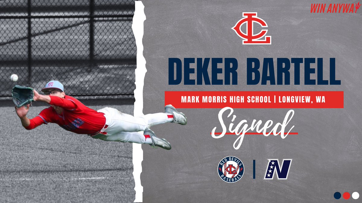 lcdevilsbase's tweet image. From right across the parking lot! The Red Devils are excited to keep Deker Bartell in Longview!💥

@DekerBartell | #GoDevils