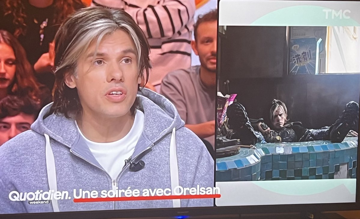 Invité de Quotidien <a href="/Orel_san/">OrelSan</a> et pas une question ou une allusion sur la polémique avec <a href="/KMbappe/">Kylian Mbappé</a> … Normal l’émission a été enregistrée hier 🙄  dommage <a href="/bangumiofficiel/">Bangumi</a> <a href="/TMCtv/">TMC</a> 
#orelsan #orelsanmbappe