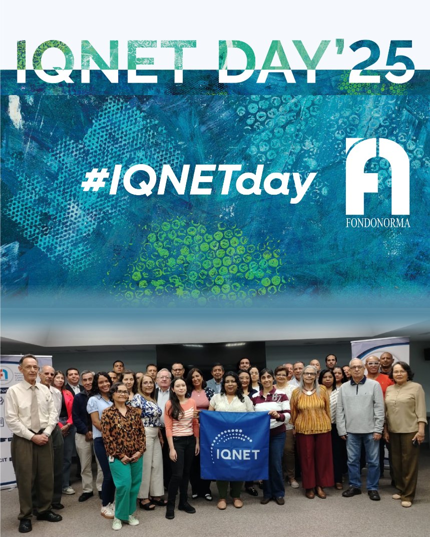 FONDONORMA's tweet image. De cara al futuro, IQNET mantiene su compromiso de construir un mundo mejor y más resiliente, unido por la calidad, para un futuro sostenible. Agradecemos a nuestros clientes y demás partes interesadas por su confianza. Juntos, somos IQNET.
#IQNETday