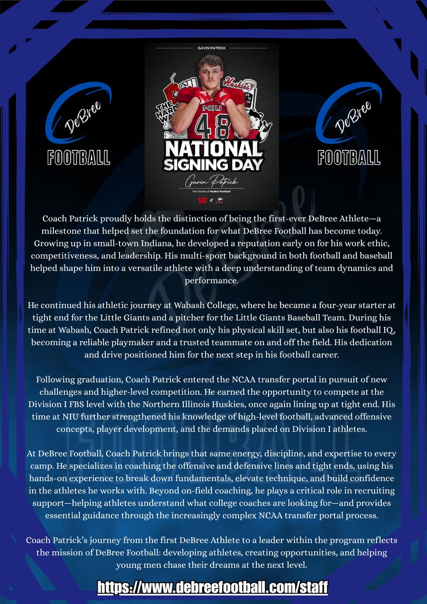 DeBree Football tweet media