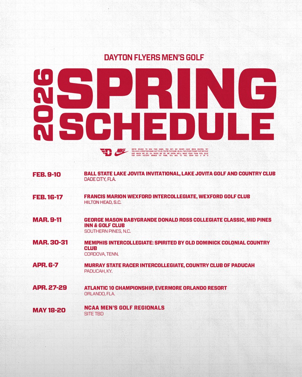 Dayton Men's Golf tweet media