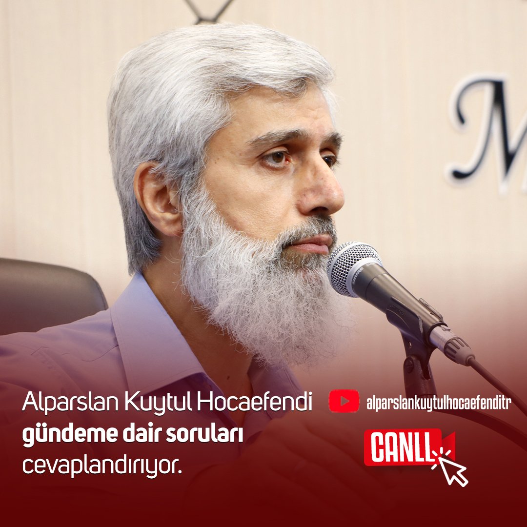 Alparslan Kuytul Hocaefendi, tefsir dersinin ardından gündeme dair soruları cevaplandırıyor.

NecmSuresi TefsirDersi
#AlparslanHocaylaTefsirDersi

Canlı yayını izlemek için tıklayınız:
youtube.com/live/JRf7QZR5k…