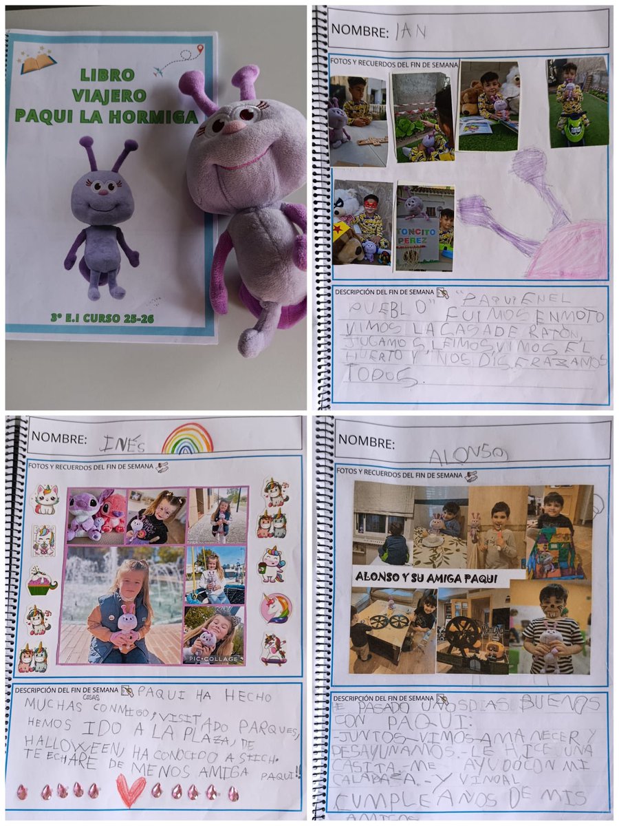 Nuestra hormiga Paqui está disfrutando un montón de fin de semana en las casas de sus amig@s de 3° de #Infantil <a href="/colegiosfec/">FEC (Fundación Educación Católica)</a>