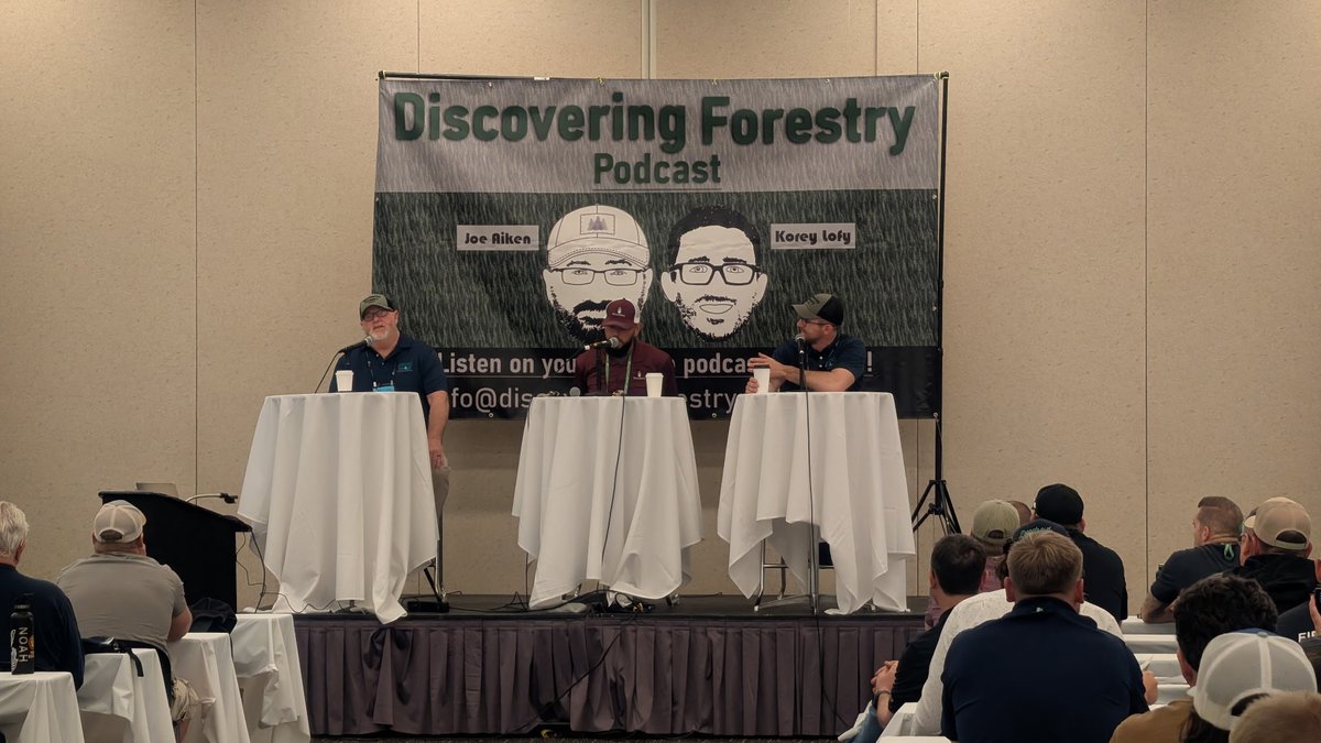 Arborjet's tweet image. What a great turnout for the Discovering Forestry Live session with special guest Daniel Cottier! Huge thanks to everyone who joined and asked such great questions.

The excitement continues at #TCIEXPO2025: only two days left to stop by booth 717.

#DiscoveringForestry #TreeCare