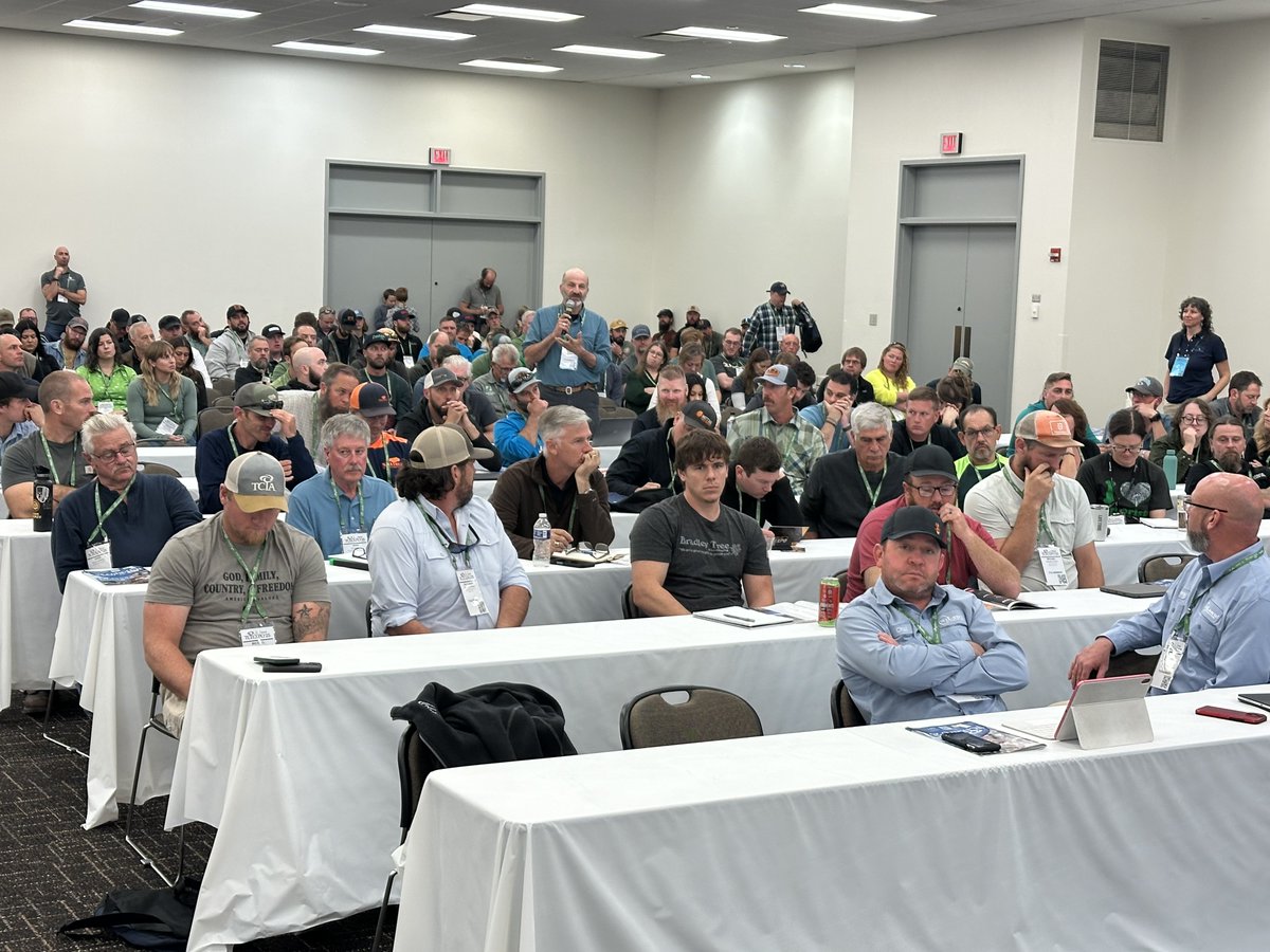 Arborjet's tweet image. What a great turnout for the Discovering Forestry Live session with special guest Daniel Cottier! Huge thanks to everyone who joined and asked such great questions.

The excitement continues at #TCIEXPO2025: only two days left to stop by booth 717.

#DiscoveringForestry #TreeCare