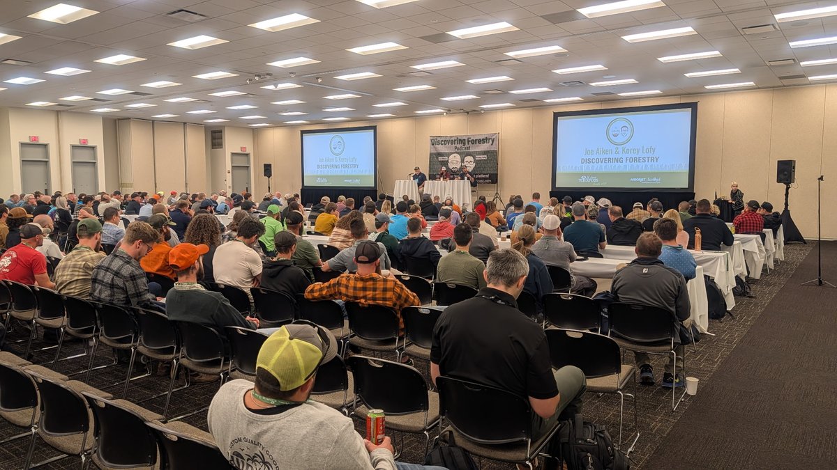Arborjet's tweet image. What a great turnout for the Discovering Forestry Live session with special guest Daniel Cottier! Huge thanks to everyone who joined and asked such great questions.

The excitement continues at #TCIEXPO2025: only two days left to stop by booth 717.

#DiscoveringForestry #TreeCare
