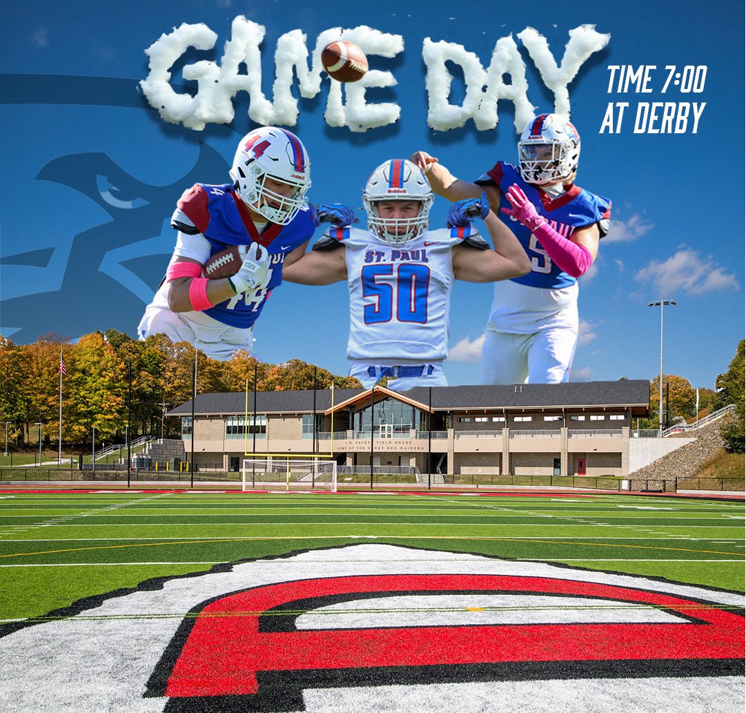 stpaulfalcons's tweet photo. Good luck to the football team tonight in Derby! #GoFalcs #cthsfb https://t.co/SAObpZP3An