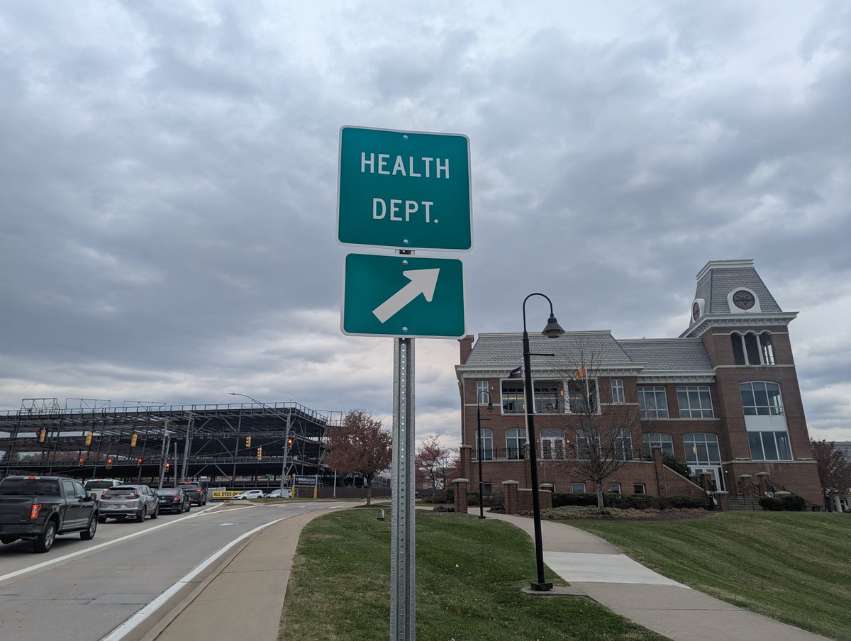 It's back! The directional sign that had been placed on Van Voorhis Road to alert drivers to MCHD's location had disappeared, but it's been replaced. Even though MCHD has a Van Voorhis address, we're actually right off of it, close to United Bank and the WVU Alumni Center.