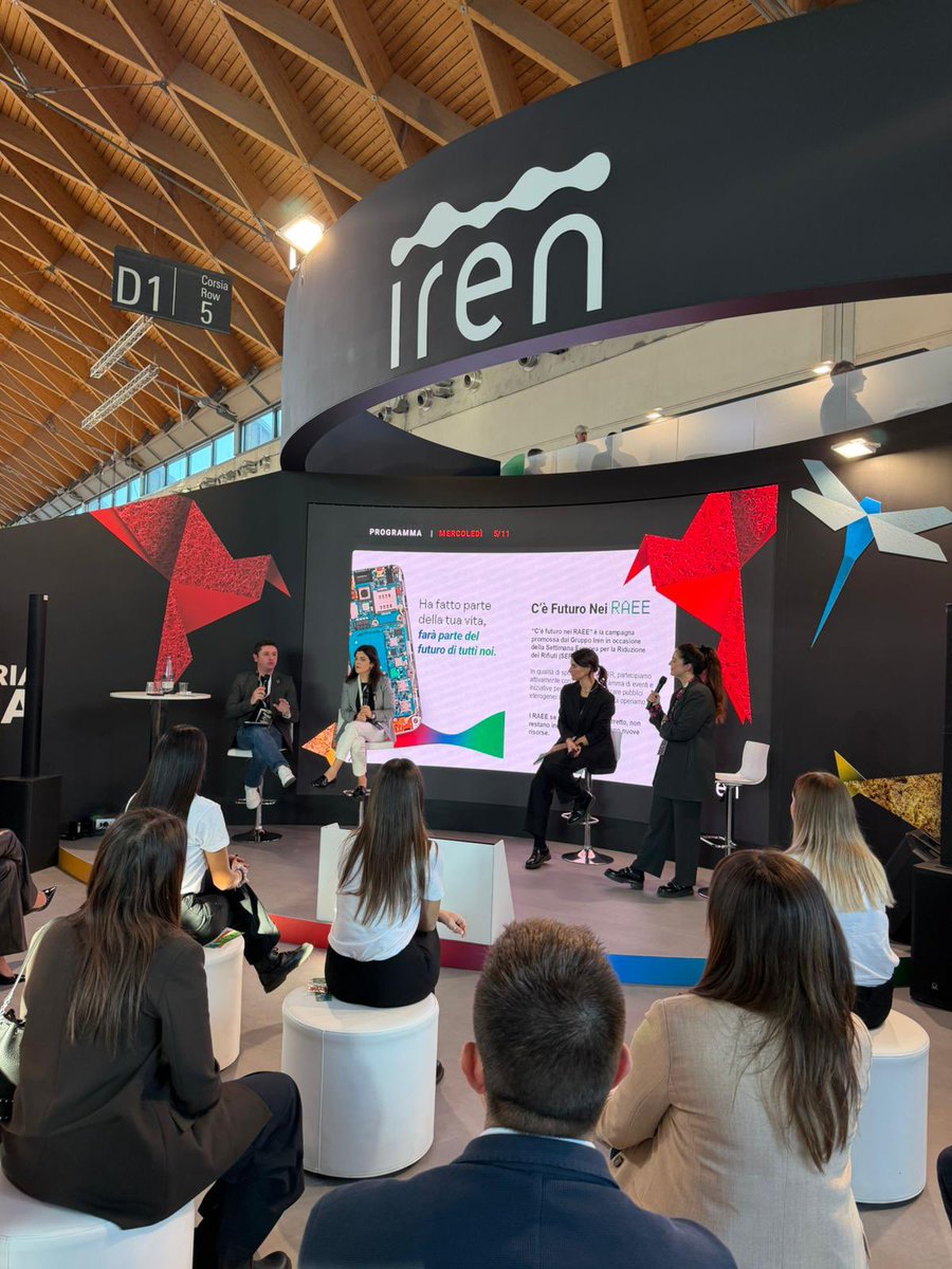 A Ecomondo con <a href="/LuciaCuffaro/">Lucia Cuffaro</a>, le amiche e gli amici della Settimana Europea per la Riduzione dei Rifiuti ♻️ Partecipa anche tu alla <a href="/menorifiuti/">SERR</a>. Accendi il valore, spegni lo spreco!

Modulo di iscrizione SERR: form.jotform.com/252053444182350

#serr2025 #comunisostenibili 
<a href="/comuni2030/">Comuni Sostenibili</a>